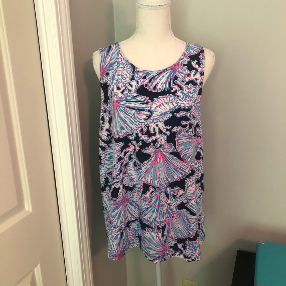 Lilly Pulitzer Kristen Top ‘Shells Bells’
